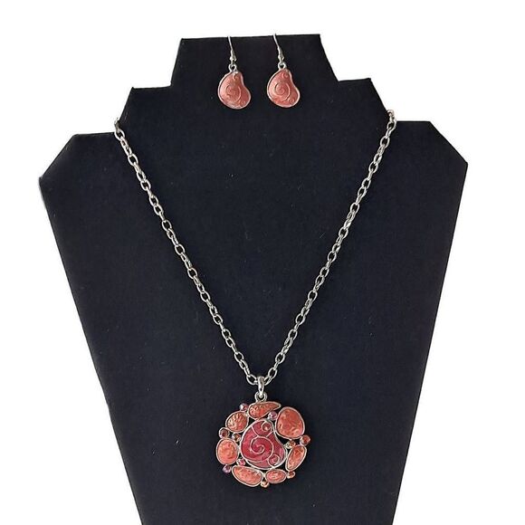 Fashion statement necklace and earring set Nwt - Picture 1 of 6